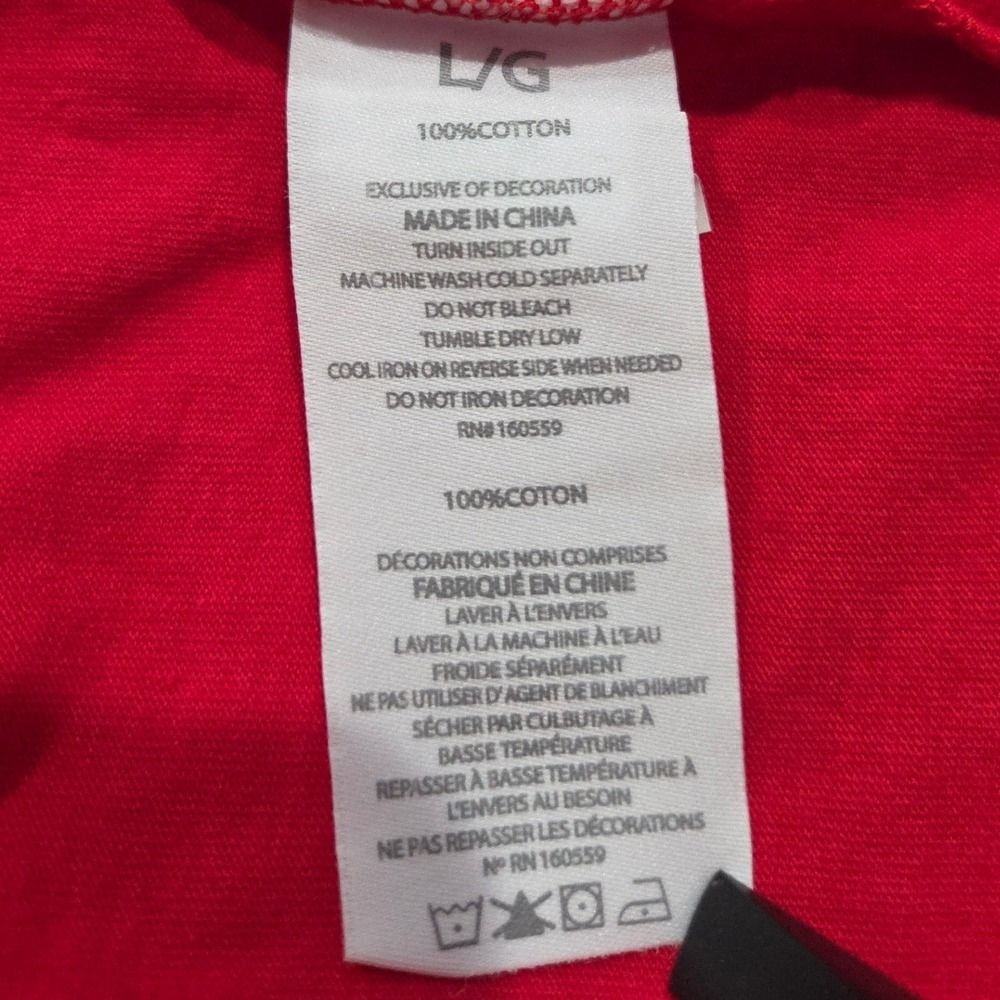 Kansas City Chiefs T-Shirt Mens Large Red Short Sleeve NFL Darius Rucker NWT - Picture 8 of 9